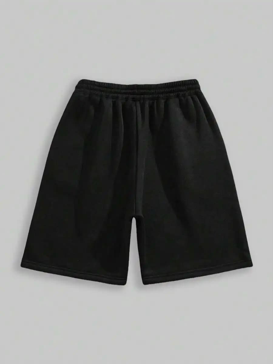 Men's Black Drawstring Shorts | "Child Of God" & "Psalm 23" Graphic | Streetwear Casual Style