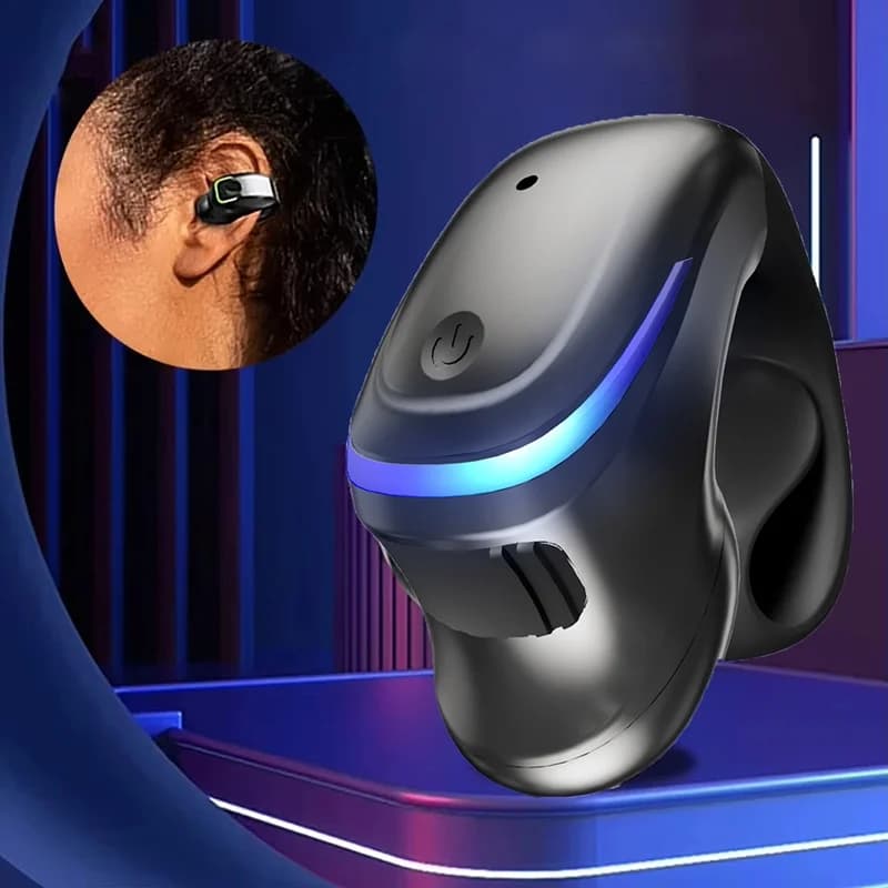 3D Stereo Sound Music Headphone Wireless Bluetooth 5.3 Headset Clip-On Earphone For iPhone For Huawei For OPPO Wireless Earbuds