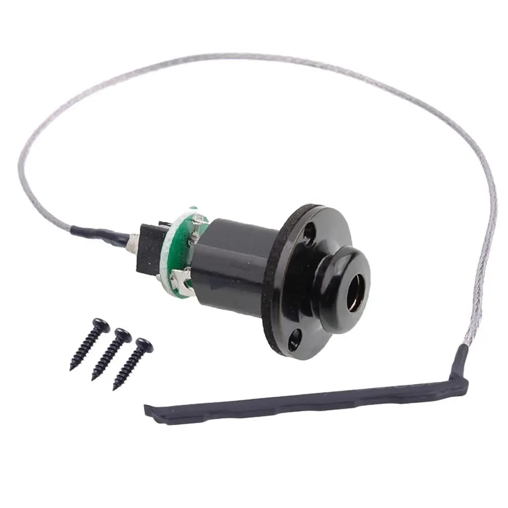 Dispositivo di pickup per ukulele, kit di accessori con trasduttore piezoelettrico per chitarra acustica e ukulele fai da te