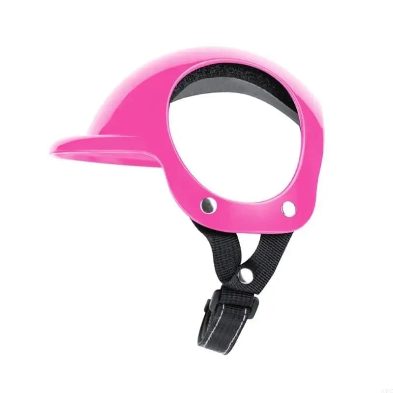 Cappello da motociclista per animali domestici con per l'orecchio Casco per cani Cappello da sicurezza per animali per cani