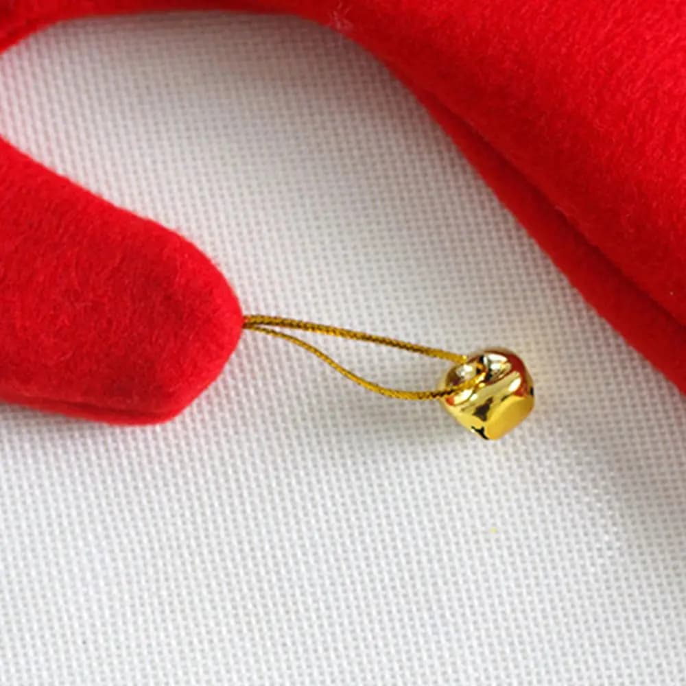 Snowman Red Green Patchwork Santa Claus Beanies Clown Cap Women Christmas Hats Korean Winter Caps Velvet Hats With Metal Bell