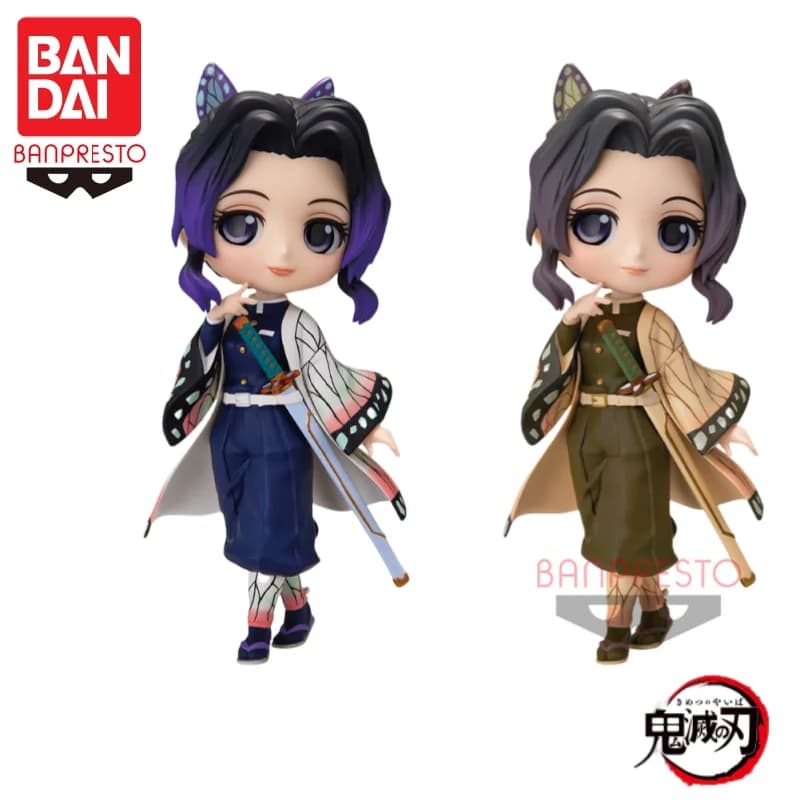 In Magazzino Bandai Originale Banpresto Demon Slayer Qposket Kochou Shinobu Action Figure Modello di Bambola Nuovissimi Personaggi Anime In Scatola