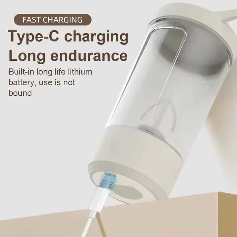 Automatic Electric Protein Powder Shaker Cup Portable Milkshake Blender for Fitness Home Use Leisure Accessories