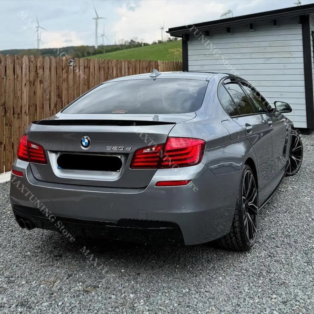 For Bmw F10 F11 5 Series 530i 530d 540i 540d 550i 550d M Sport 2010-2016 Rear Bumper Lip Diffuser Spoiler Splitter Car Body Kits