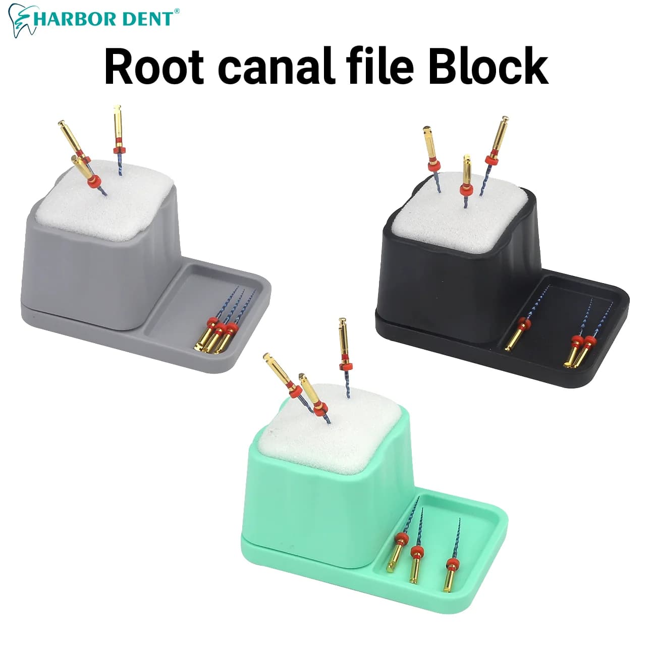1PCS Dental Endo File Clean Stand Holder Sponge Endodontics File Drills Block Cleaning Foam Washing Box Dentistry Lab Instrument