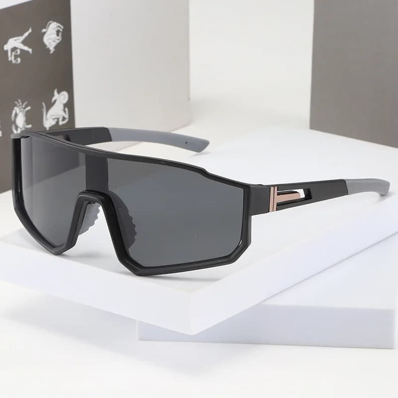 New European and American Large Frame Cycling Glasses Men's Outdoor Sports Windproof Sunglasses Women's Hiking Goggles