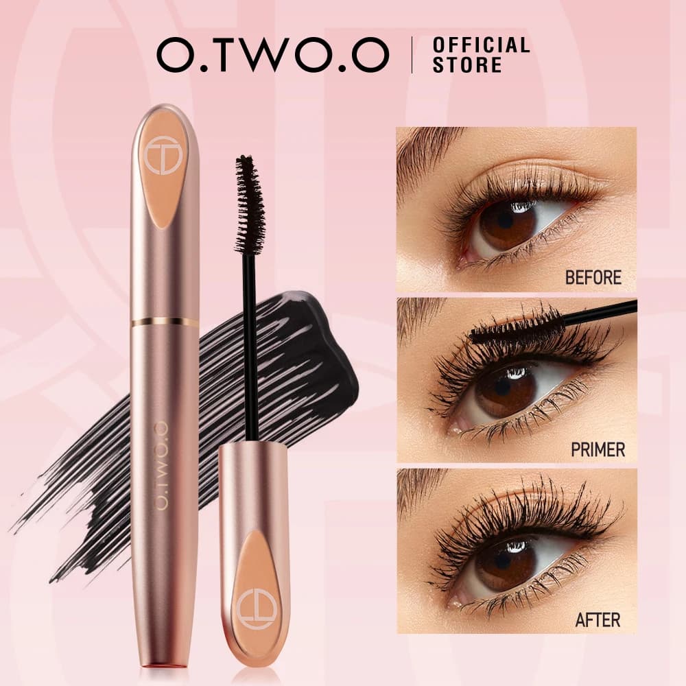 O.TWO.O 5D Mascara Extension Eyelash volumizing Eye Makeup Black Waterproof Smudgeproof Long-wear
