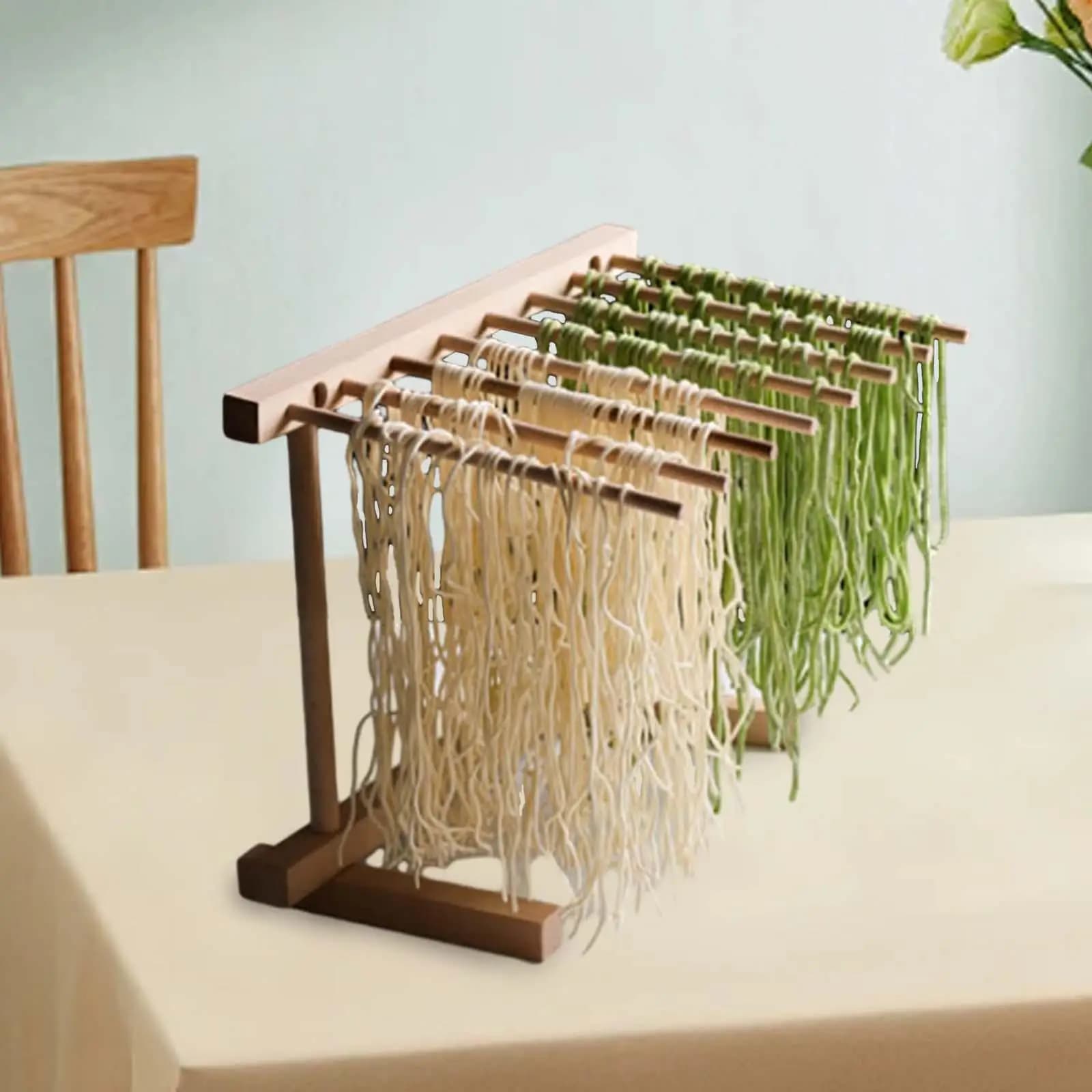 Pasta Drying Racks Fresh Spaghetti Noodle Dryer Wood Stand Pasta Machine Accessories Detachable Pasta Making Tools Household