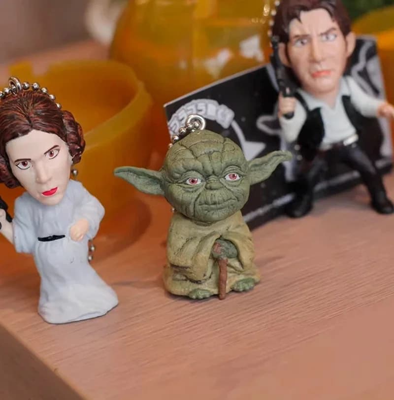 5 Pezzi Portachiavi Guerre Stellari Blind Box, Mini Action Figure Kawaii, Ciondolo Carino per Zaino, Ornamenti per Telefono, Regalo a Sorpresa Perfetto, Souvenir