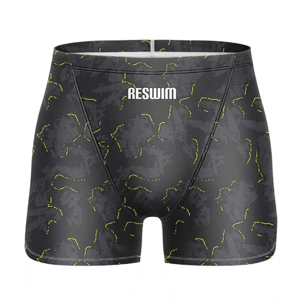 Nuovi uomini Jammers Costume da bagno Swim Surf Tronchi da spiaggia Calzamaglia Pantaloncini Estate Quick Dry Surf Nuoto Pantalones Palestra Jammer Costumi da bagno
