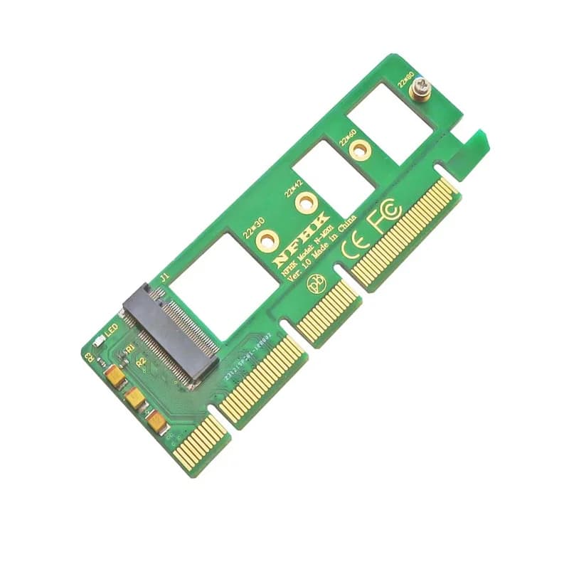 Scheda adattatore SSD PCIe 3.0/4.0x4x8x16 a NVMe M.2 Espansione di archiviazione esterna per computer desktop portatile