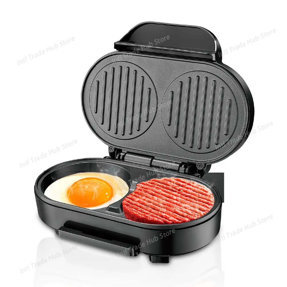 Multifunctional bread machine for sandwiches, electric frying pan, breakfast machine, steak machine, toaster