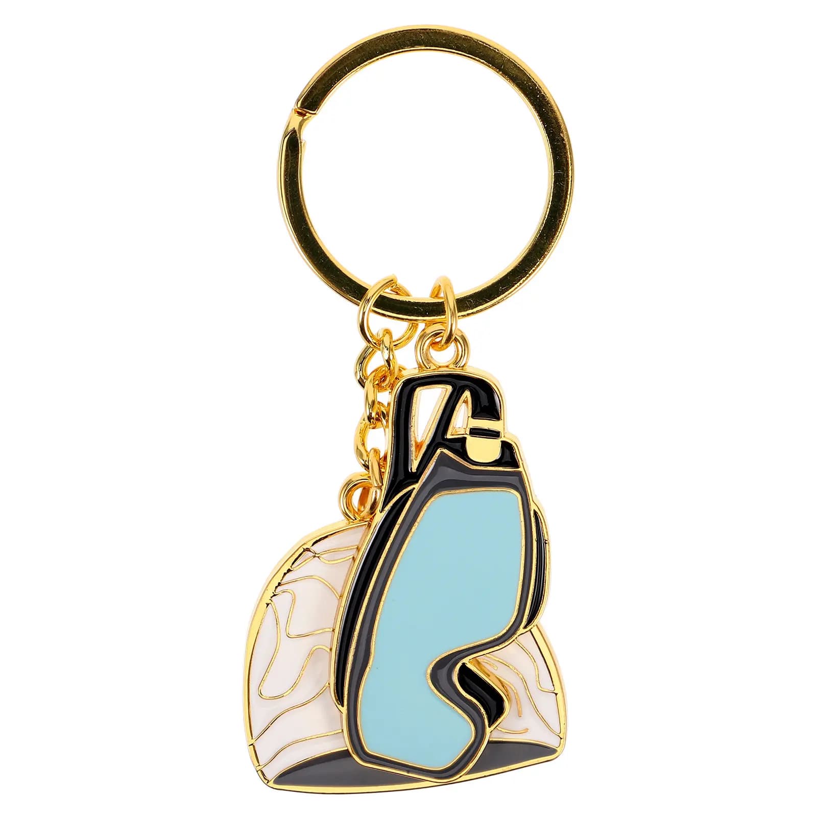 Swimmer Keychain Swimming Goggles Cap Charm Metal Alloy Key Ring Decor for Swimmers Swim Team Pool Sports Bag Backpack Accessory