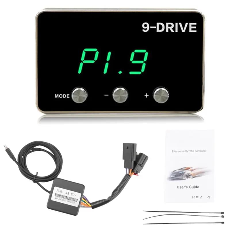 A76T-Controller elettronico dell'acceleratore a 9 modalità, pedale dell'acceleratore a risparmio di carburante per Jeep Wrangler JK Dodge Challenger RAM 1500