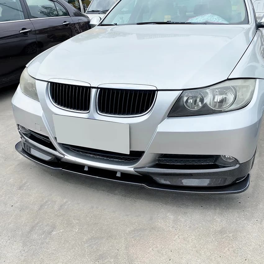 Paraurti anteriore Lip Spoiler Splitter Angolo Canard Lip Diffusore Per BMW Serie 3 E90 E91 Pre-facelift 320i 330i 2005-2008