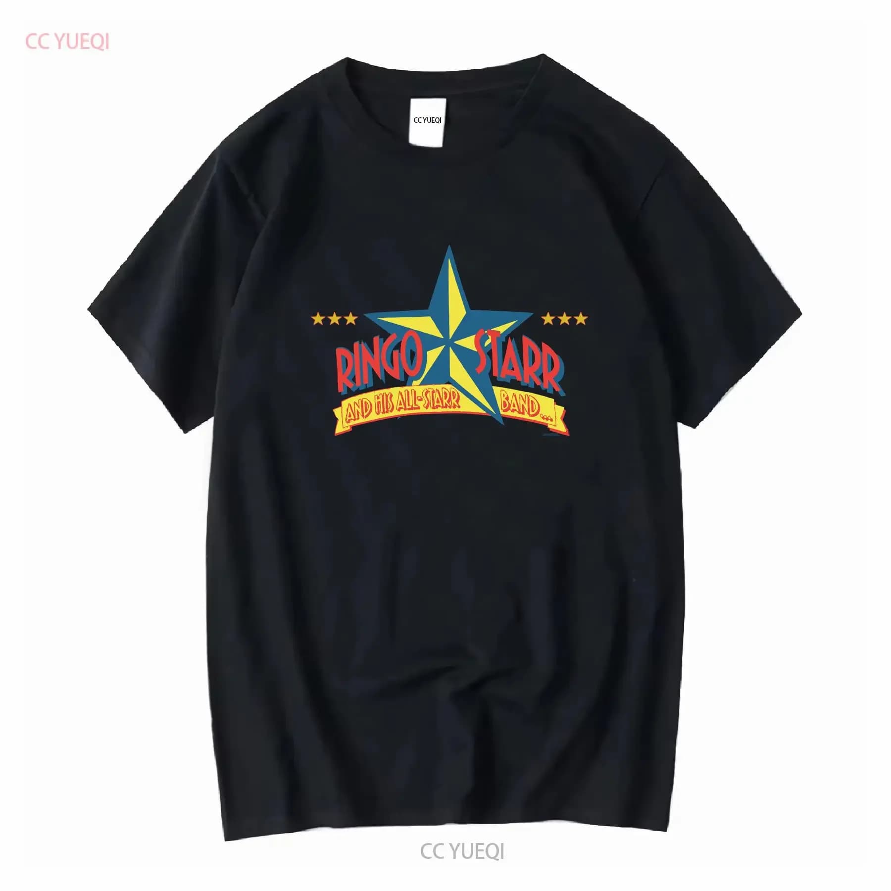 Vtg Ringo Starr and His All Band Size S To 4XL T Shirt BL150 vintage Washed Slightly Versatile Breathable Stretched