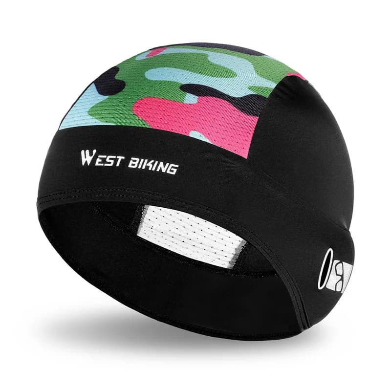 WEST BIKING Ice Silk Cappellino, Quick Drying, Breathable, MTB and Road Bike with Glass Hole