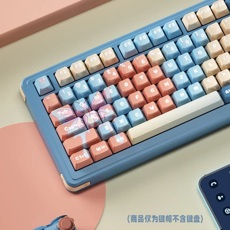 Noppoo Metamorphosis Theme Keycaps Set PBT Cherry Profile Custom Original Handmade Keycaps for Mechanical Keyboard Accessories