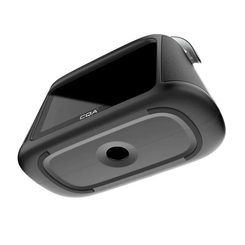 CQA 2024 Nuova Macchina Karaoke Portatile, Schermo da 10,1 Pollici con Visualizzazione Testi, per Adulti, Casa, Giardino