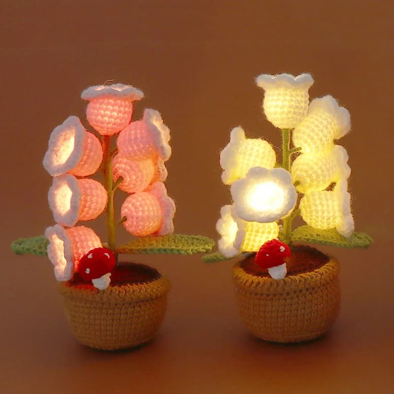1 pcs finished mill seven heads made by hand bright in pot decoration of gift table of san valentino jar for plants decorations for the house