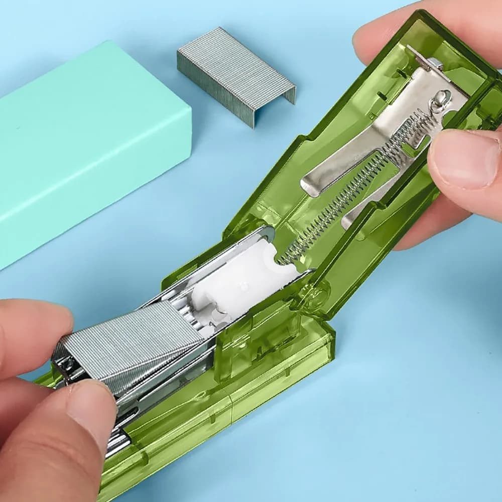 Mini Mini Stapler with 1000 Staples Multifunction Paper Binder Set Effortless Easy-Use Paper Staplers Paper Fixing