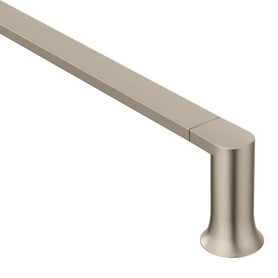 Genta LX Portasciugamani moderno da 24 pollici in nichel spazzolato, montato a parete, per cucina o bagno, BH3824BN