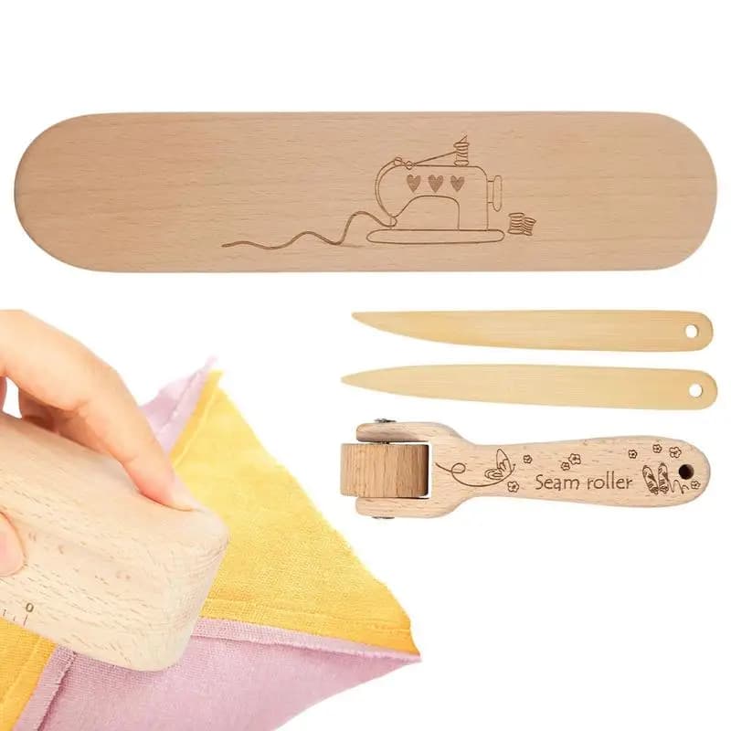 Tailors Clapper per stirare Clapper controllo della luce Tailors in legno non finiti Clapper strumento di cucito multiuso per appiattire