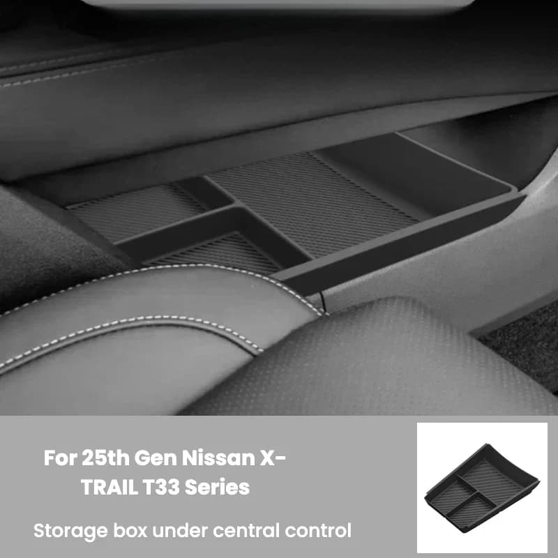Centre Console Organizer Tray for Nissan X-TRAIL T33 2025 Car Interior Storage Box Non-Slip Auto Accessories