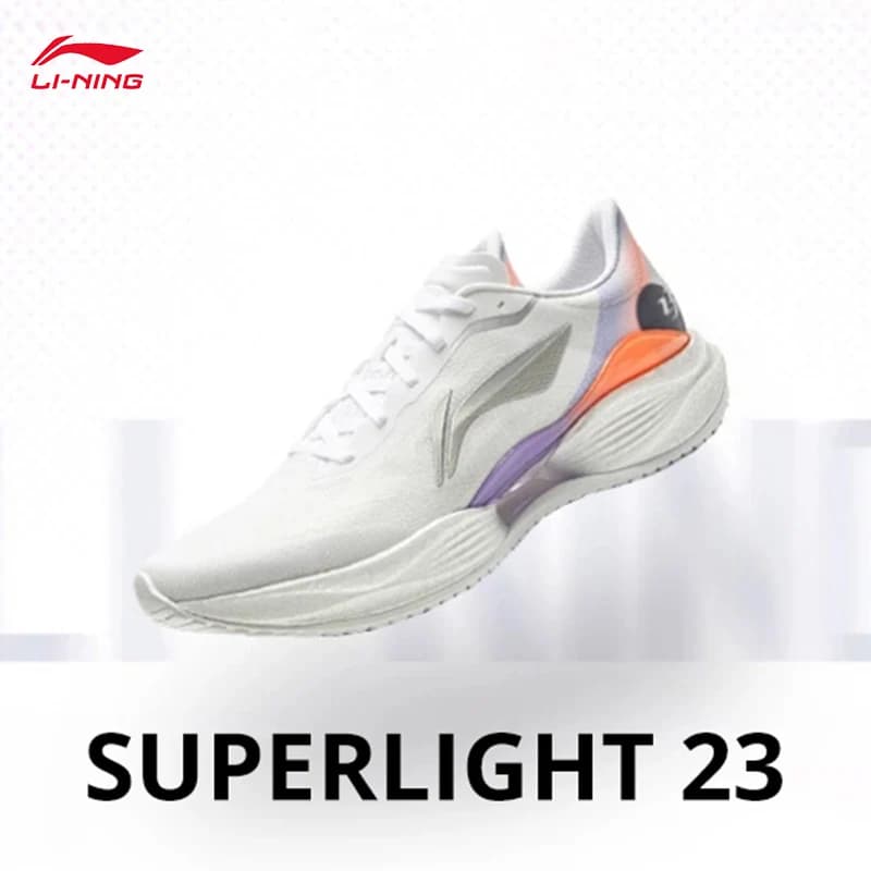 LI-NING SUPERLIGHT 23 Men's BOOM FIBER Running Shoes Stable Support Lightweight Rebound sneakers ARBW017