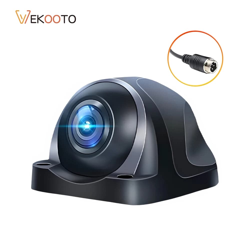 Telecamera Laterale AHD 1080P/720P Grandangolare con Visione Notturna Starlight, Impermeabile IP, per Camion, Autobus, Camper e Furgoni