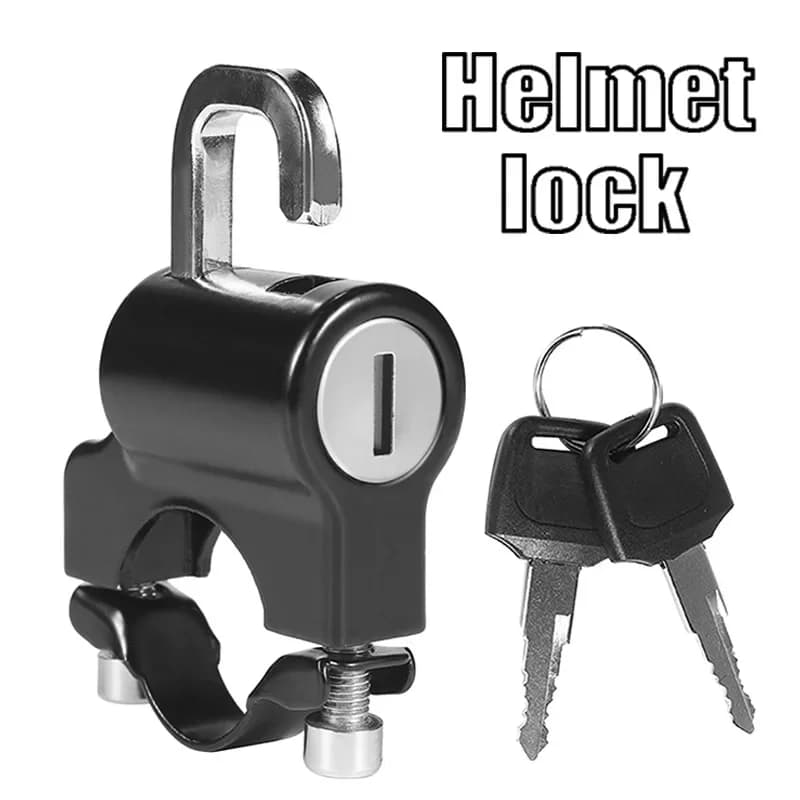 Multifunctional Helmet Anti-Theft Lock Fixing Bracket Universal For Electric Bike Bicycle Scooter Safety Cycling Accessories