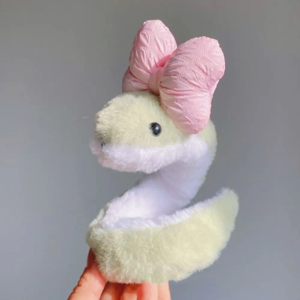Peluche Serpente Anno del Serpente, Morbido e Carino, Decorazione per Auto a Forma di Serpente Kawaii