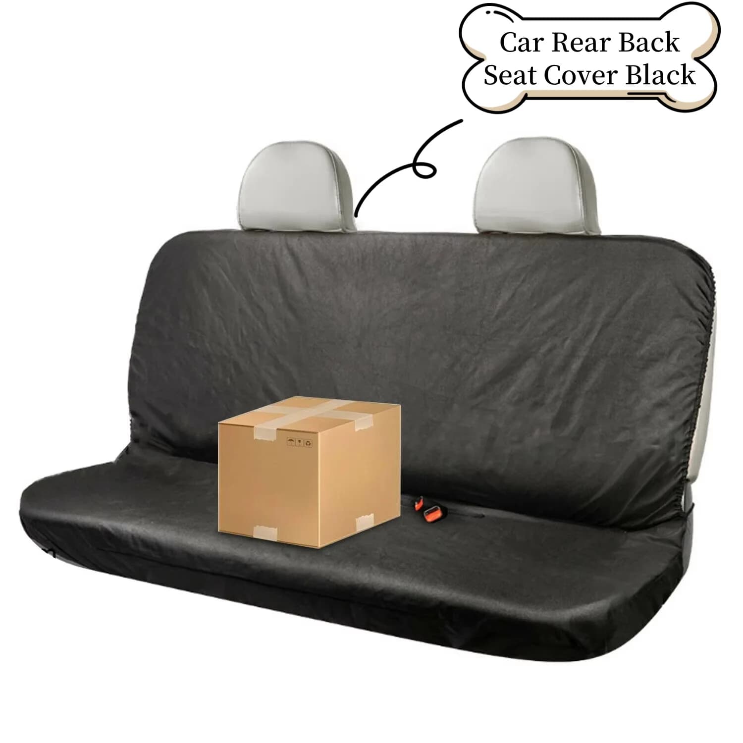 Sedile universale per animali domestici per auto, trasportino impermeabile, da viaggio all'aperto, sicuro, per cani, gatti, resistente all'usura, cestino per cuscino, copertura per forniture per animali domestici, nero