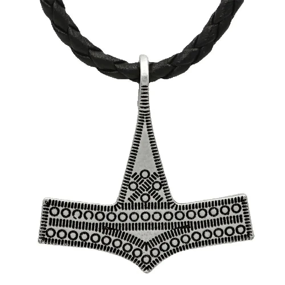 Norrena 2018 Viking Gioielli Martello di Thor Mjolnir Amuleto Scandinavo Maschile Collana Del Pendente Gotico Jewerly