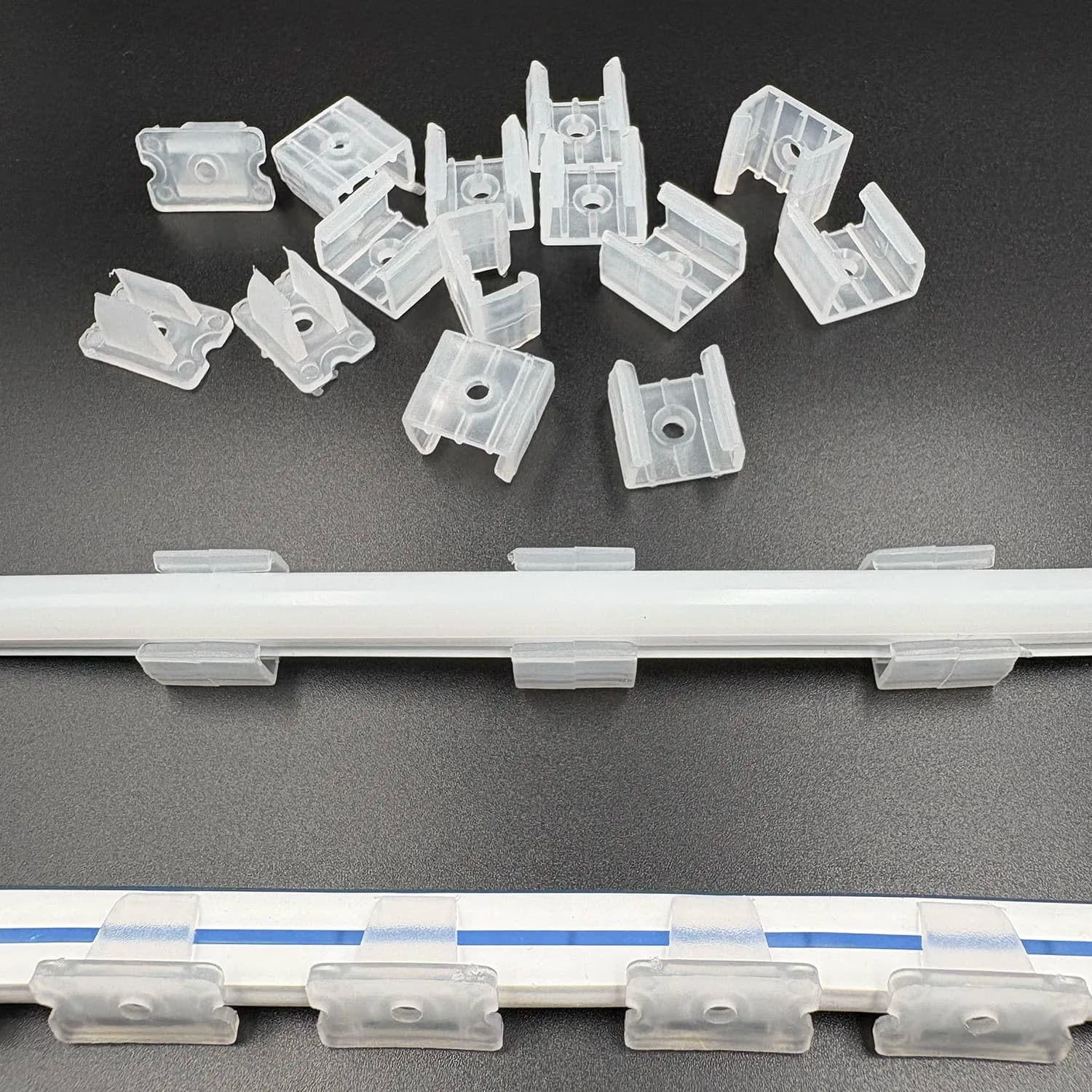 5pcs-100pcs Led Connector Fix Clips Plastic Accessories Mounting Fixing on Wall For 6MM 8MM 10MM 12MM RGB 5050 Neon Strip Light