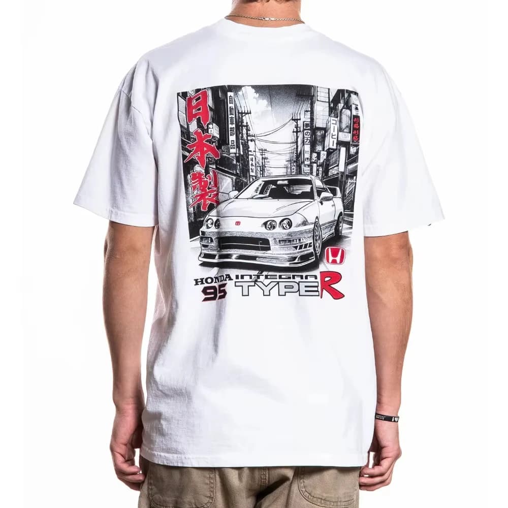 Honda 2026 Nuova Estate Calda Honda T-shirt da Uomo e da Donna in Cotone Tee Honda 95 Integra Tipo R Primavera Moto Ciclismo Top