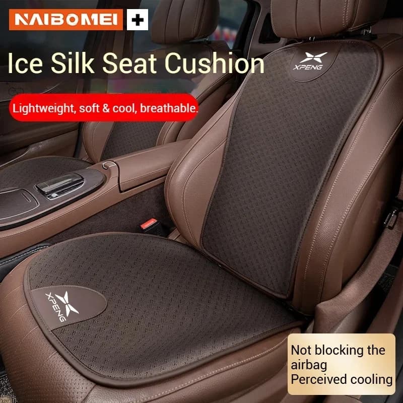Car Ice Silk Seat Cushion Seat Covers For Xpeng Xiaopeng P5 P7+ P7i M03 G3i G6 G7 G9 Backrest Mat Rear Seat Cushion Accessories