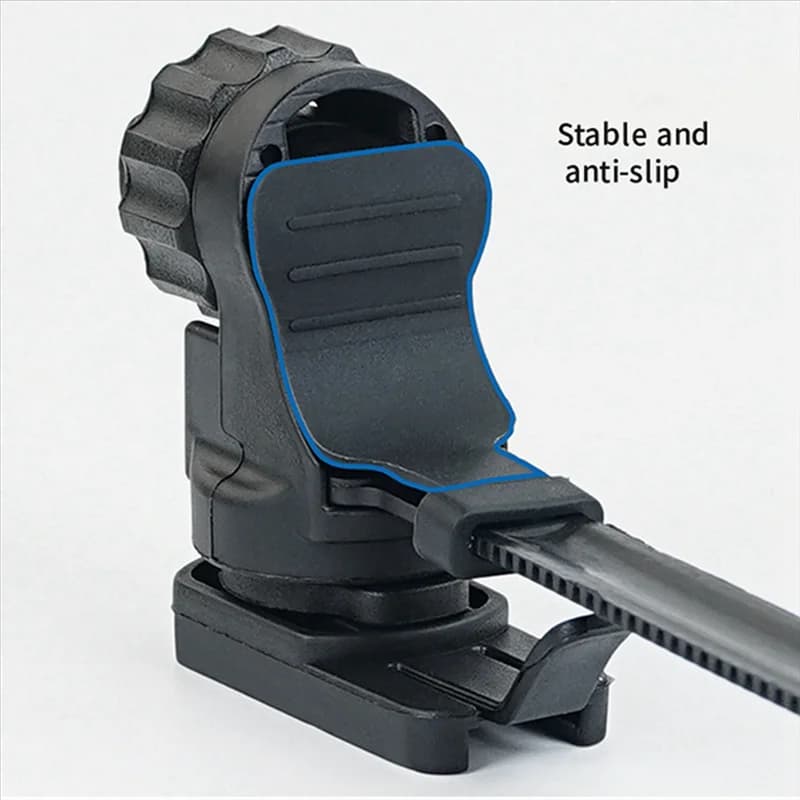 A51Q-Supporto della lampada della luce della testa della bicicletta regolabile per Ravemen K450-K140 Staffa del faro Faro Accessori bici