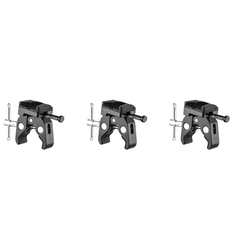 Adattatore per batteria V-Mount SQPP-3X con morsetto per il montaggio su stativo o treppiede, per batteria V-Mount su stativo o treppiede.