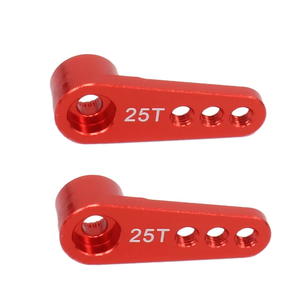 YHOLI-2 Pz 25T Servo Braccio Sterzo Kit Parti di Metallo Per 1/8 1/10 Rc Modello di Auto/Barca Futaba Hsp Hpi Wltoys Himoto Redcat Traxxas Ascia