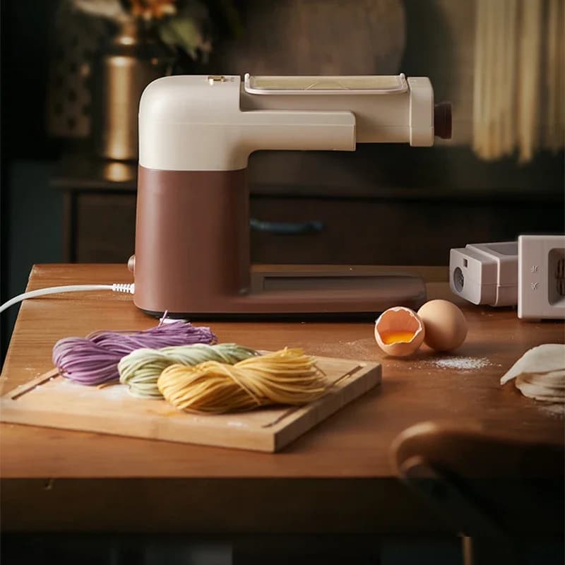 YMJ-A01R1 Macchina per noodle Domestica Automatica Piccola pressa elettrica per noodle Macchina multifunzionale per gnocchi di wonton Rotolamento della pelle