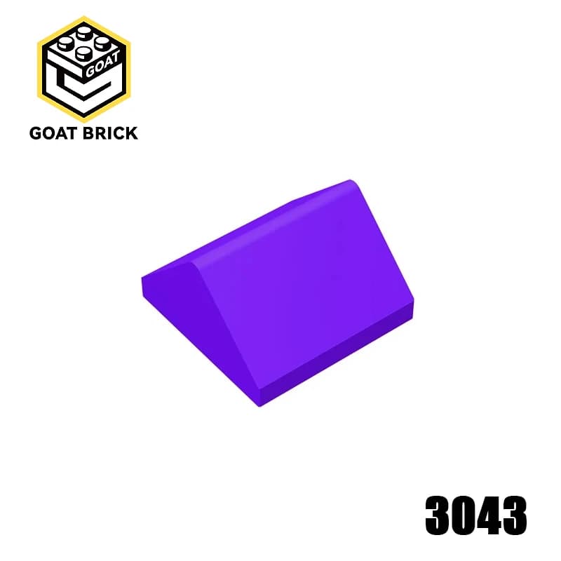 10Pc MOC 3043 Slope 45 2 x 2 Double For Building Blocks Parts DIY Compatible Educational Classic Brand Toys for children Gift