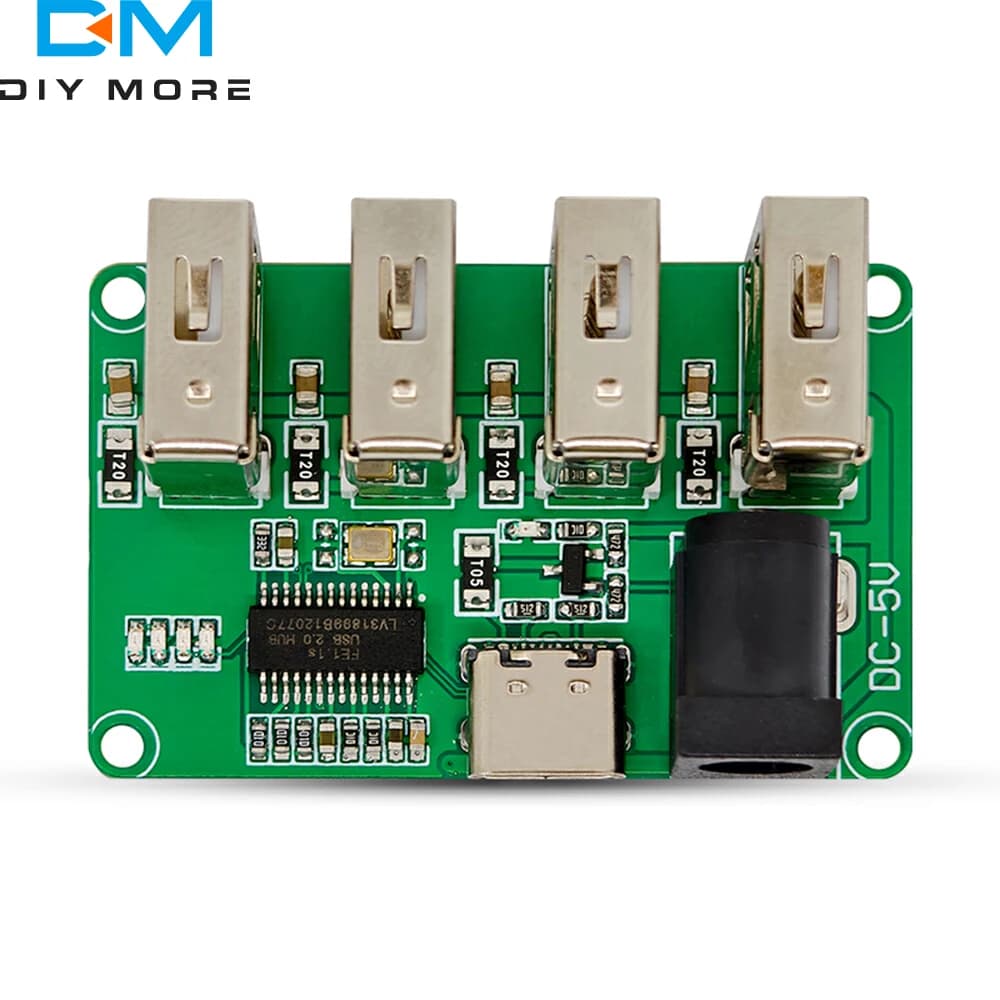 Hub USB 2.0 DC 5V Module HUB interface PH2.0 Module hub from one to four partitions from 1 to 4