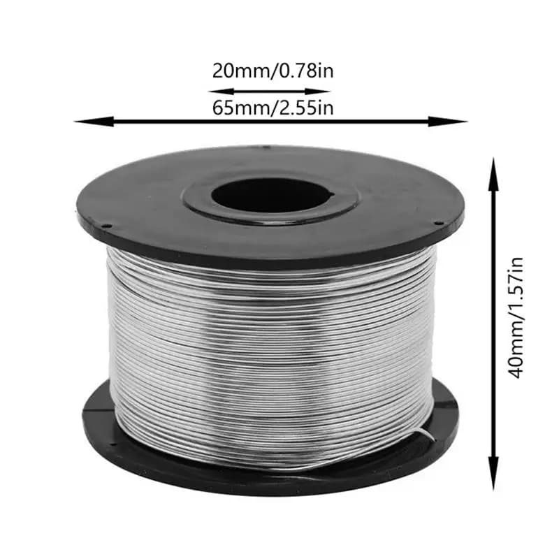 Per legatrice automatica per tondo per cemento armato Diametro filo per tondo per cemento armato in acciaio 1/2/3 pezzi 110 m Lunghezza 0,8 mm