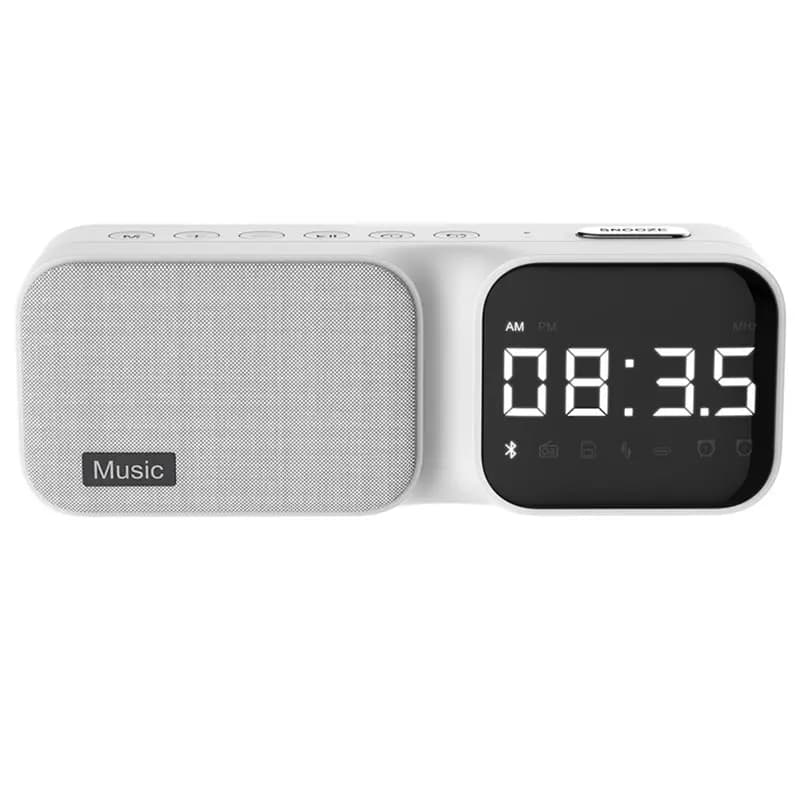 FEDI-Alarm Clock Bluetooth Speaker White Noise Sleep Aid Device Wireless Speaker Soothing Sleep Sound For Infant And Toddler