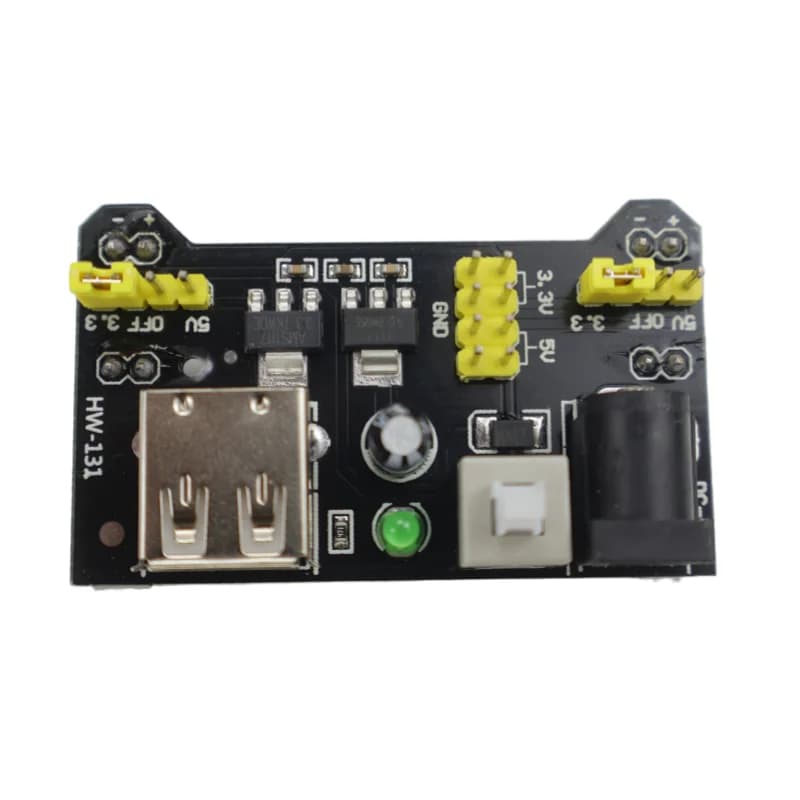 Breadboard MB-102 SYB-170 830 Punti Senza Saldatura, Scheda PCB MB102 con 400 Linee Dupont Nere per Arduino DIY Laboratorio