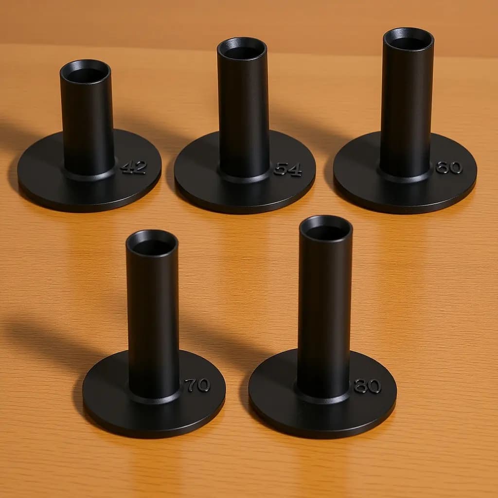 Set di 5 Supporti Professionali per Palline da Golf, Tee Flessibili, Accessori per la Pratica del Golf, Attrezzatura per Driving Range