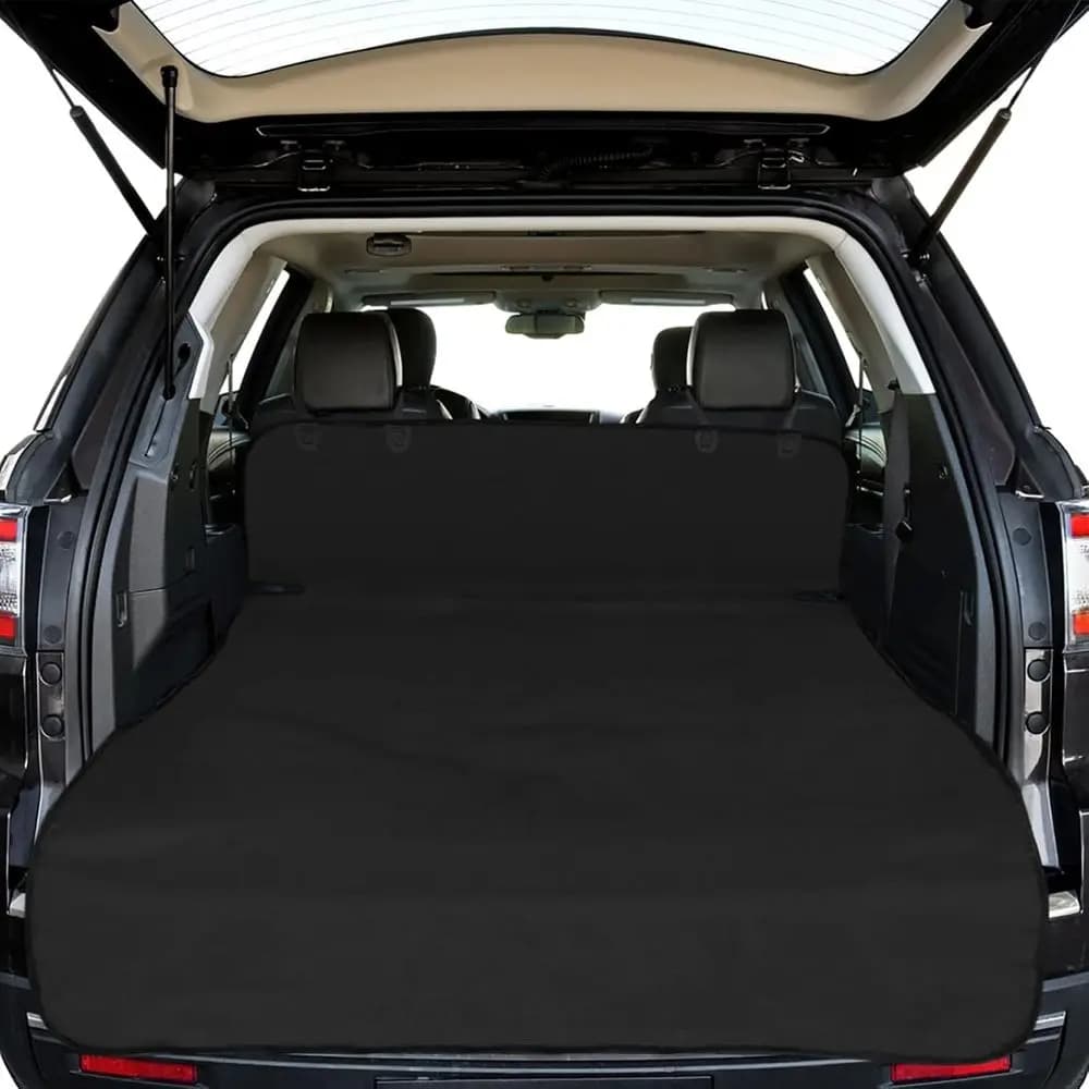 Waterproof Carpet for Domestic Animals for SUVs, Comfortable Cover for Dogs with Protection bumper, Anti-scratch for Large Vehicles, Black