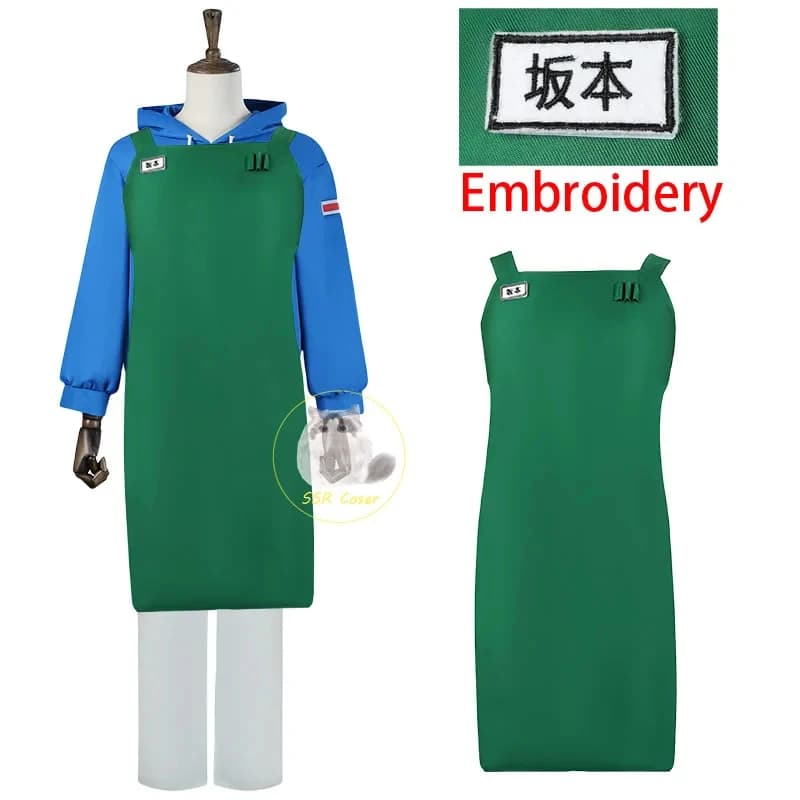 ☣ 2026 Anime Sakamoto Days Cosplay Asakura Shin Costume Parrucca Shin Asakura Felpe Pantaloni Grembiule Uniforme Halloween ☣ ~!