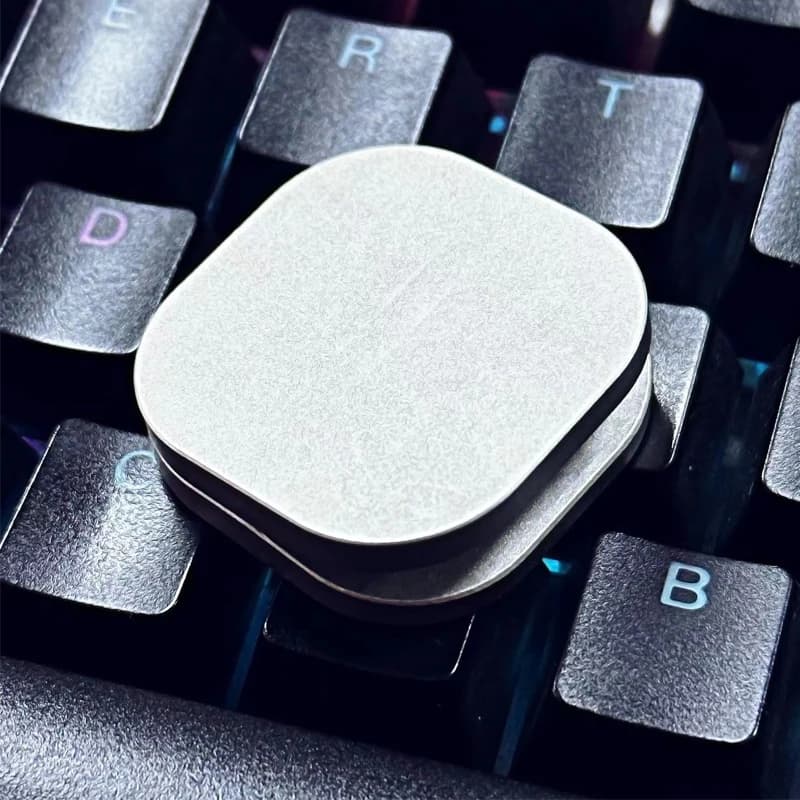 Haptic Clicker Push Card Magnetic Fidget Toys per adulti decompressione Metal ADHD Anti Stress e sollievo dall'ansia regalo creativo